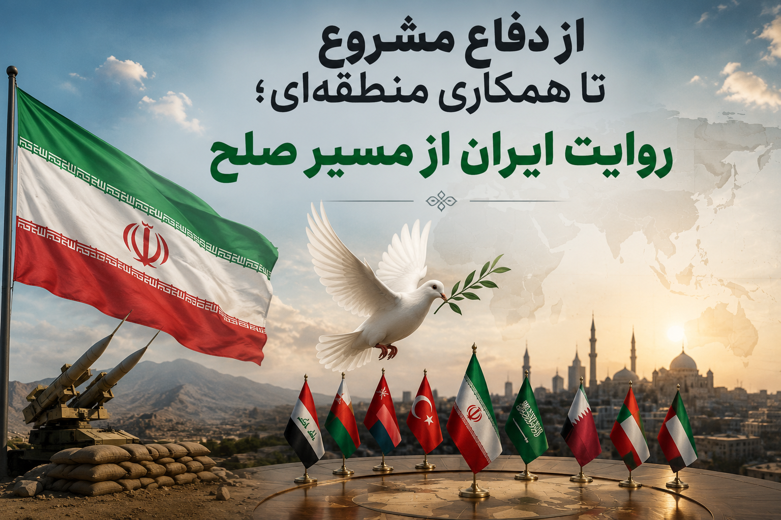 از دفاع مشروع تا همکاری منطقهای؛ روایت ایران از مسیر صلح