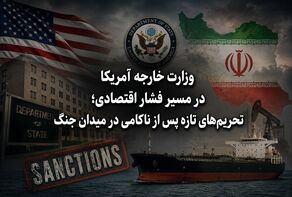 وزارت خارجه آمریکا در مسیر فشار اقتصادی؛ تحریم‌های تازه پس از ناکامی در میدان جنگ