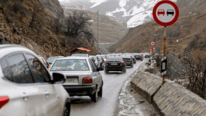 ترافیک سنگین در محورهای کندوان، هراز و سوادکوه؛ انسداد موقت مسیر در کندوان