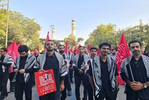 هیئات دانشجویی در اربعین حسینی راهی مقتل رهبر شهید شدند