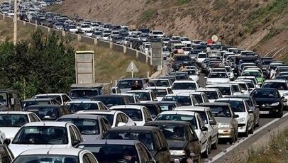 آزادراه تهران-شمال یک‌طرفه شد؛ ترافیک سنگین در تونل‌های البرز