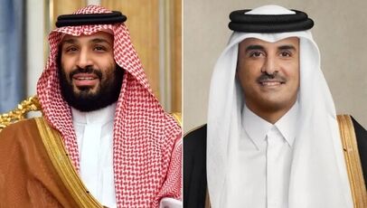 رایزنی بن سلمان و امیر قطر درباره تحولات منطقه