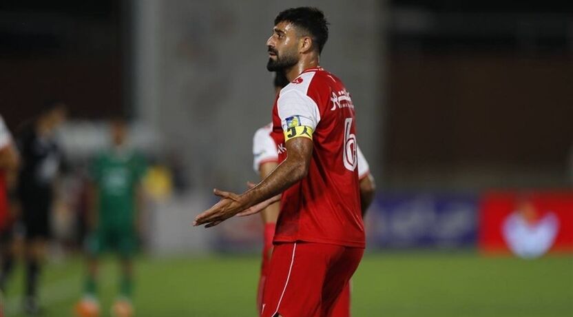 ابهام در حضور کاپیتان پرسپولیس مقابل مس شهر بابک