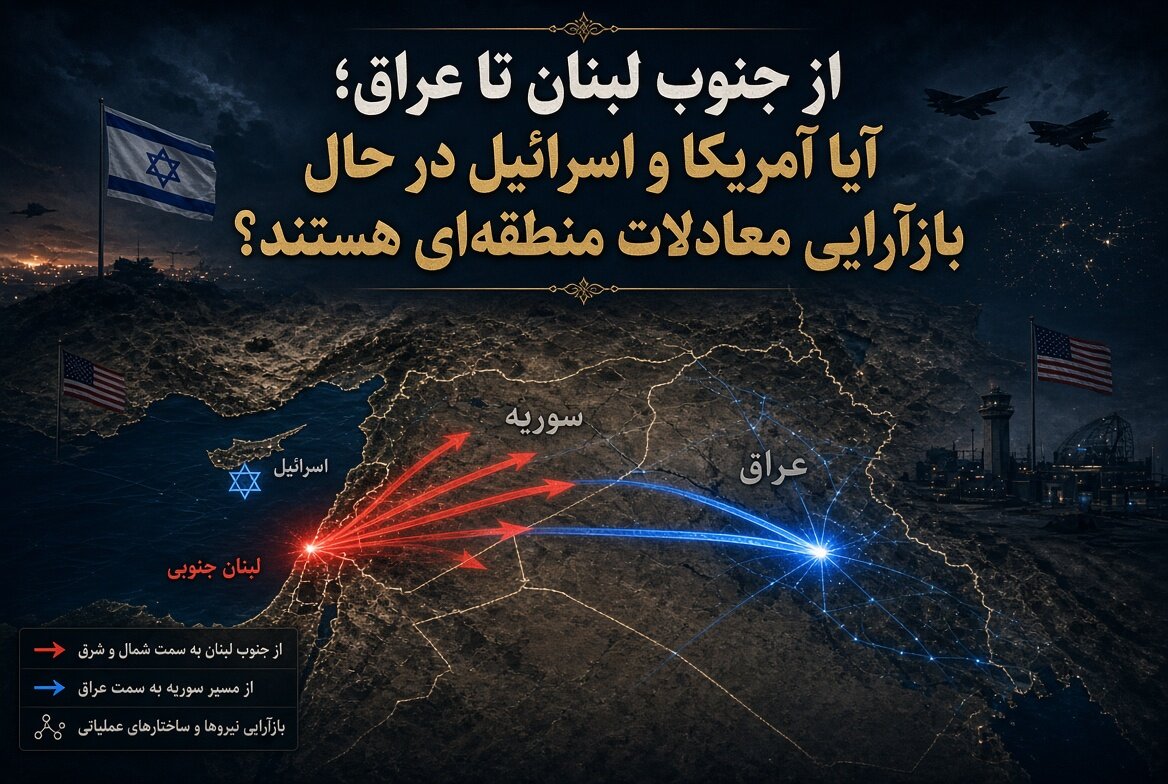 از جنوب لبنان تا عراق؛ آیا آمریکا و اسرائیل در حال بازآرایی معادلات منطقه‌ای هستند؟