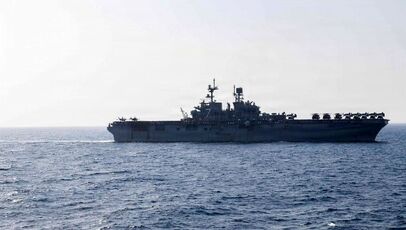 ناو آمریکایی پس از ۲۵۰ روز خاورمیانه را ترک کرد
