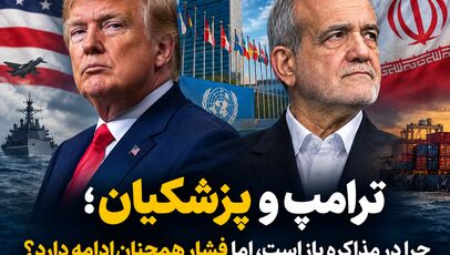 ترامپ و پزشکیان؛ چرا درِ مذاکره باز است، اما فشار همچنان ادامه دارد؟ + ویدئو